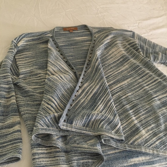 Ellen Tracy blue cardigan! - Picture 3 of 3
